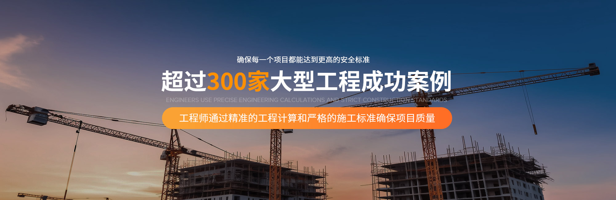 超过300家大型工程成功案例