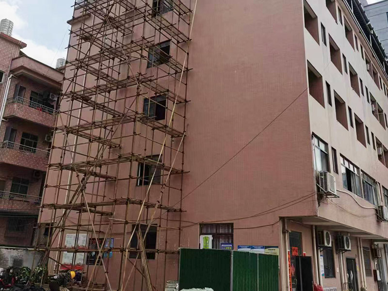 民房脚手架搭建工程案例